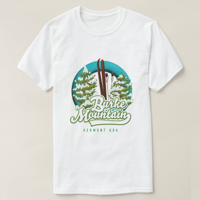 Bromley Mountain Peru Vermont US Ski logo T-Shirt (Design devant)