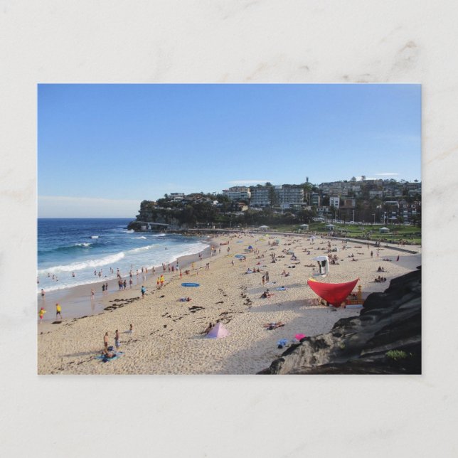 Bronte Beach sur une carte postale de la journée e (Devant)