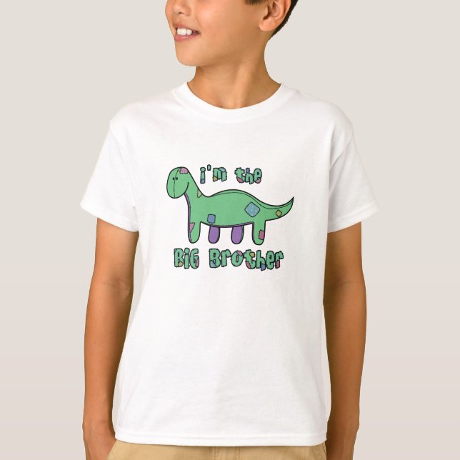 Brontosaurus Je suis le Big Brother TShirt (Devant)