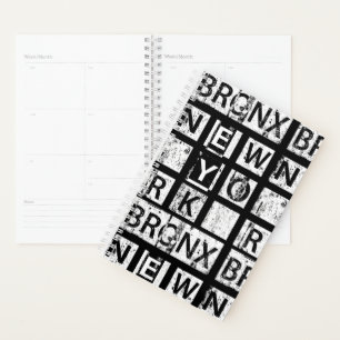 Bronx New York Typographie de Grunge