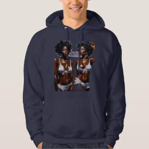 "Bronx Sweat - shirt à capuche bleu marine pour ho