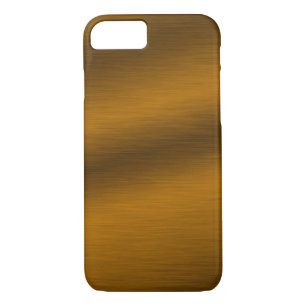 Bronze brossé look élégant iPhone 7 Coque