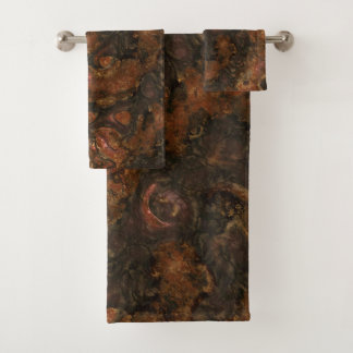 Bronze et Pierre rose Abstrait