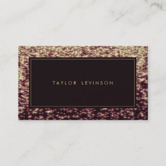 Bronze Glimmer Hair Salon Styliste Cartes de visit