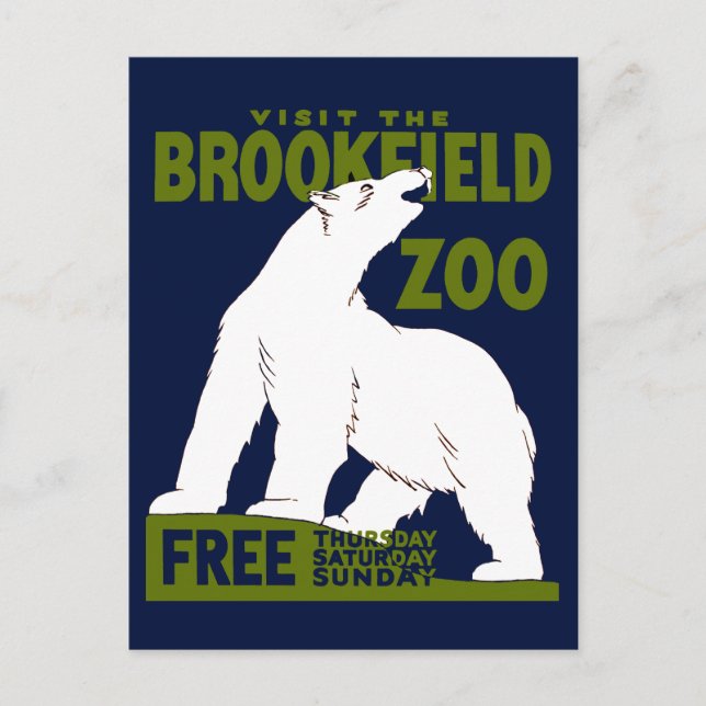 Brookfield Zoo, Programme d'art fédéral Poster 193 (Devant)