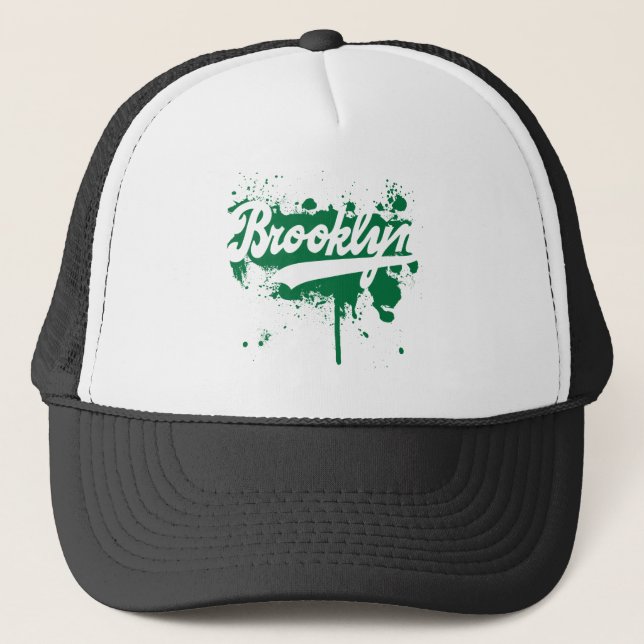 Brooklyn a peint le casquette vert (Devant)