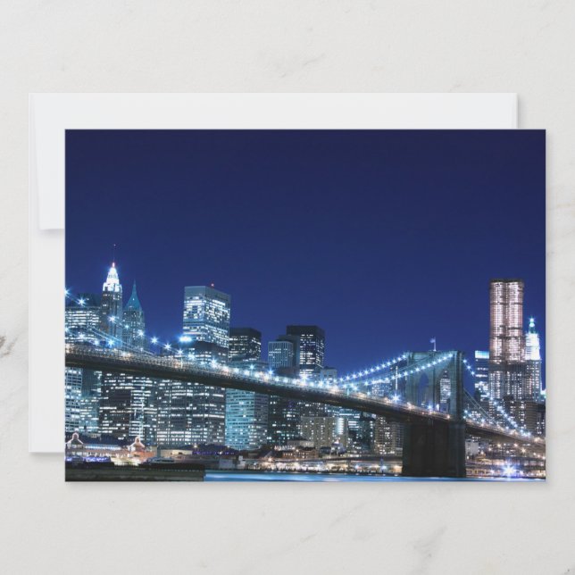 Brooklyn Bridge et Manhattan Skyline (Devant)