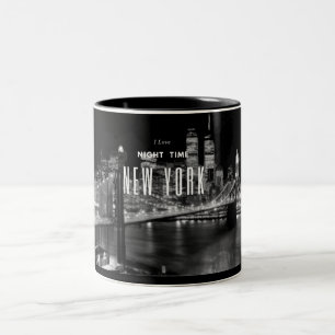 Brooklyn Bridge Mug à café à deux tons