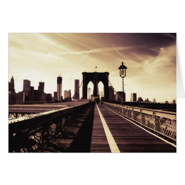 Brooklyn Bridge - New York City (Devant horizontal)