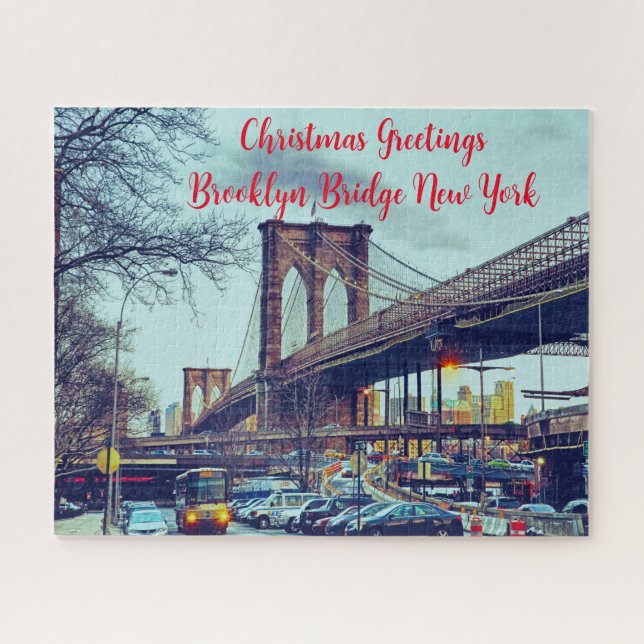 Brooklyn Bridge New York. Jigsaw Puzzle (Horizontal)