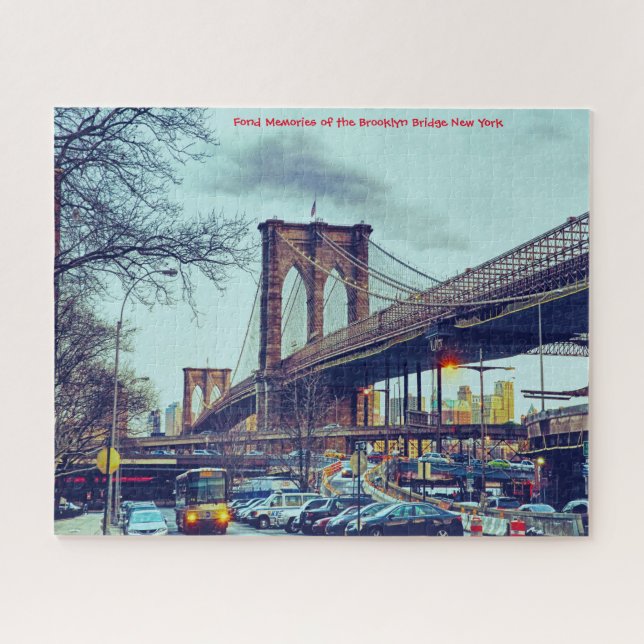 Brooklyn Bridge New York. Jigsaw Puzzle (Horizontal)
