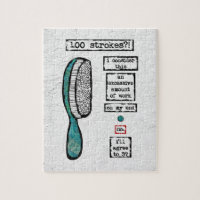 Brosse à cheveux Contrat Jigsaw Puzzle - Beauté am