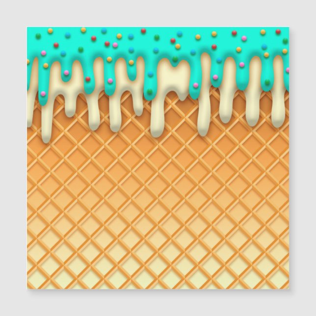 Brosse à cône de crème glacée avec arrosage (Devant)