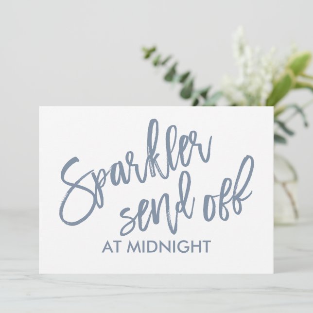 Brosse d'affichage 5X7 Sparkler - (bleu foncé) (Debout devant)
