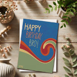 Brother Birthday Carte d'intégrité Abstraite moder<br><div class="desc">Une carte amusante à envoyer à votre frère Extraordinaire! ! Les couleurs vives et les oeuvres d'art tendance amusantes le mettront dans l'esprit d'anniversaire. Pour voir plus de mon oeuvre d'inspiration quotidienne,  consultez Inspirivity sur Facebook ou Instagram.</div>