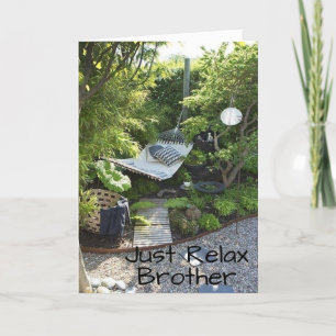 BROTHER EST SOUHAITÉ CARTE "HAPPY 50th BANTHDAY"