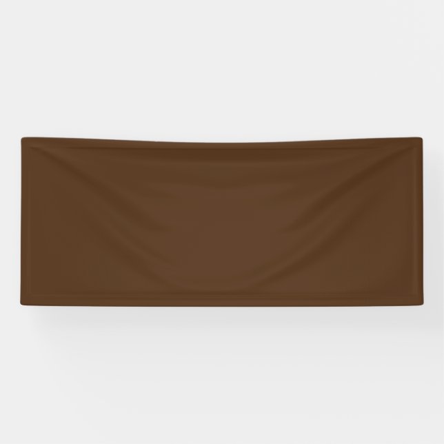 Brown #4D2A10, bannière de crocodile Vinyl (Horizontal)
