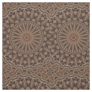 Brown Africa Mudtissu Cercle Imprimer tissu Motif