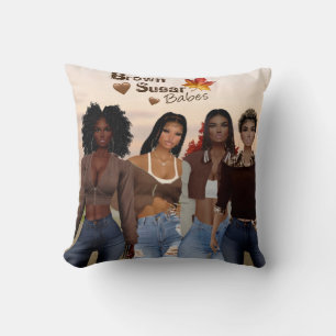 Brown Babes sucre Coussin 3