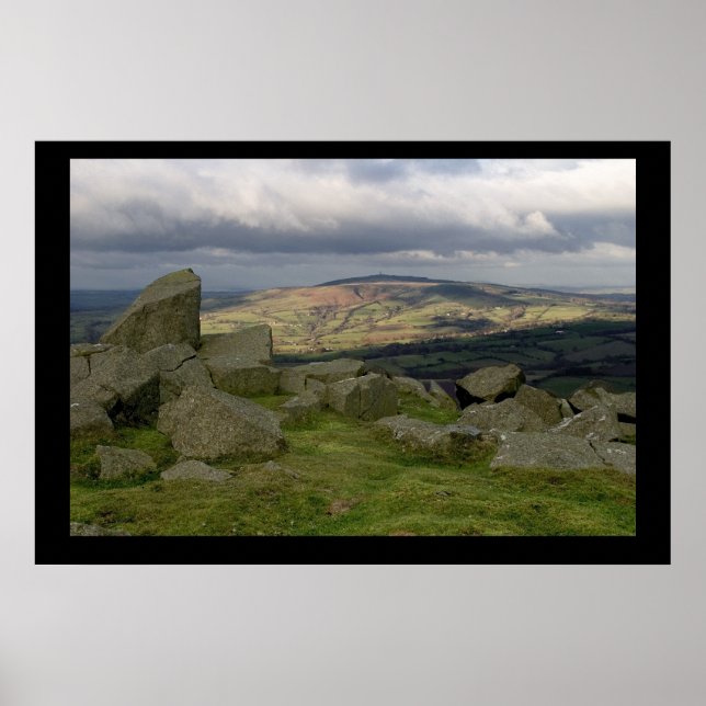Brown Clee de Clee Hill. Poster par cARTerART (Devant)
