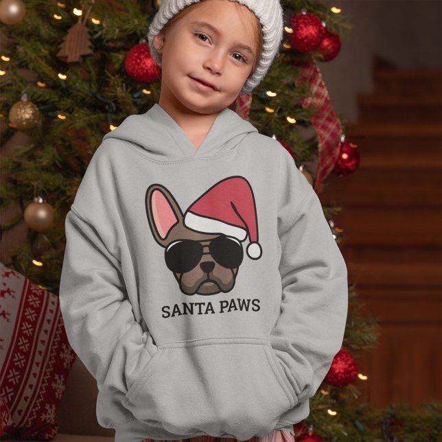 Brown de Noël Sweat - shirt à capuche de Bulldog (Créateur téléchargé)