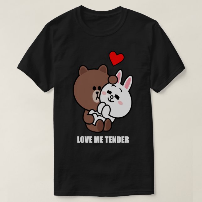Brown et Cony Love Me Tender Classic T-Shirt (Design devant)