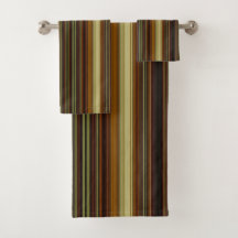 Brown Gold et Green Stripes
