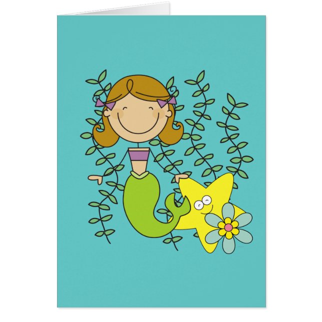 Brown Haired Mermaid (Devant)