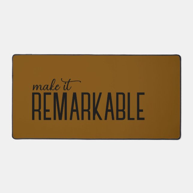 Brown mouse pad (Recto)