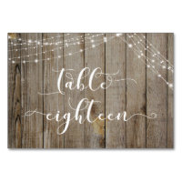 Brown Patiné Bois & Lumières Table Huitième carte