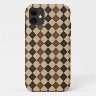 Brown Plaid à peine Il iPhone 5/5S coque