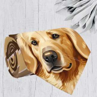 Brown trieuse dorée Cravate Labrador
