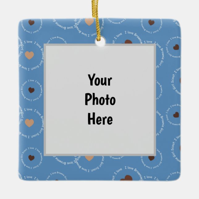 Brownie Scout Ornement de Noël (Devant)