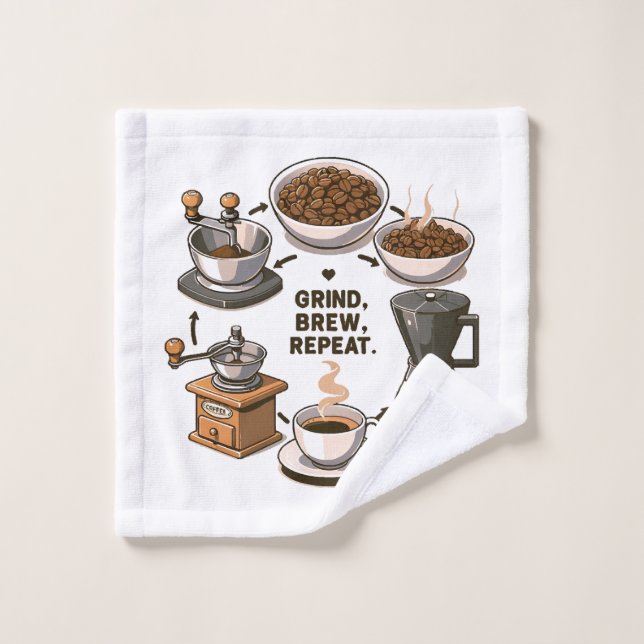 Broyer Infuser Répéter (Gant de toilette)