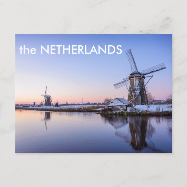 Broyeurs en hiver carte postale (Devant)