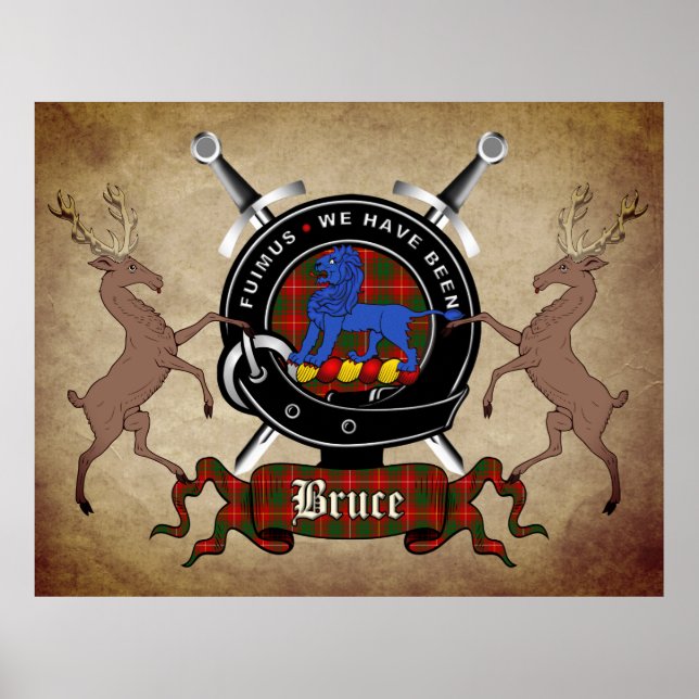 Bruce Clan Badge Extra Large Poster (Devant)