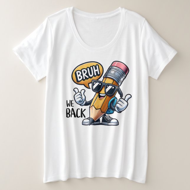 Bruh On Rentre, Enseignant de Rentree Scolaire  (Design devant)