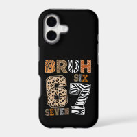 Bruh Six Seven 67 Mème Impression Animalière Sauva