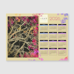 Bruin tree 2026 calendrier magnétique de l'entrepr