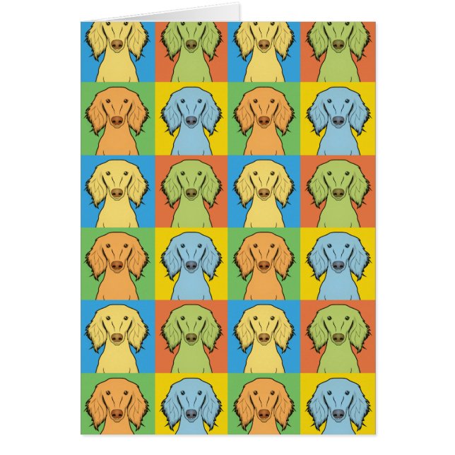 Bruit-Art de bande dessinée de chien de Saluki, (Devant)