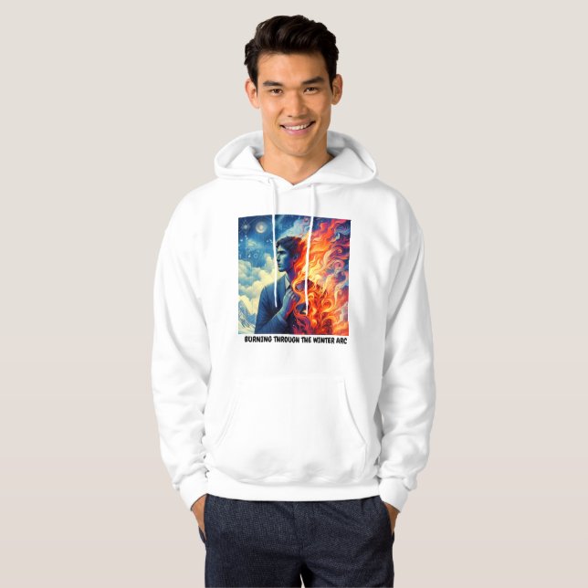 BRÛLER À TRAVERS LE SWEAT - SHIRT À CAPUCHE HIVER (Devant entier)