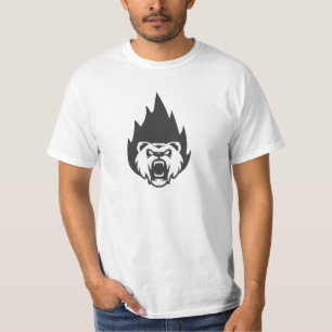 brûler bébé brûler l'ours flamme t-shirt