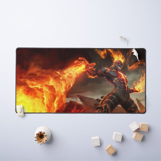 Brûler du chat de bureau de jeux de vengeance | mo (Tableau pour enfants)