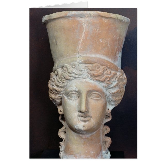 Brûleur d'encens de la tête d'une femme (Devant)