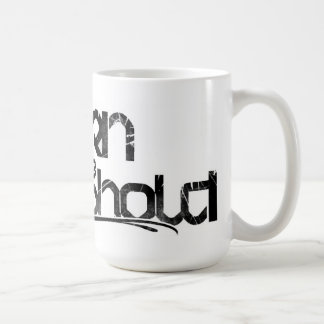 Brûlez la tasse de café de seuil