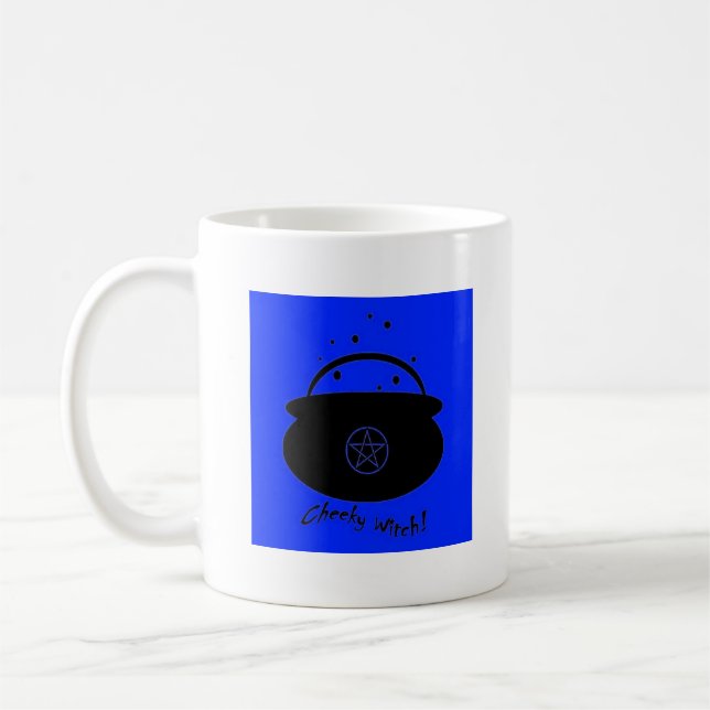 Brûlure de feu et bulle de Cauldron... Mug de sorc (Gauche)