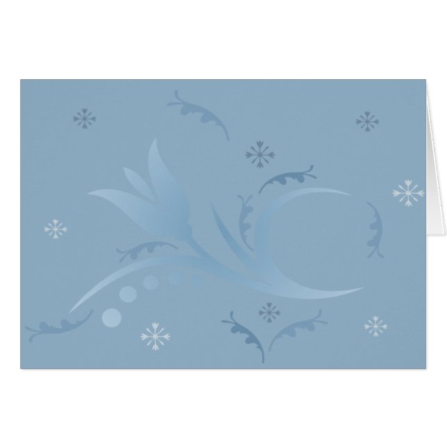 Brume de tulipe dans la carte bleue (Devant Horizontal)