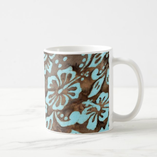 Brun bleu de tasse de ketmie de Luau de mariage de (Droite)