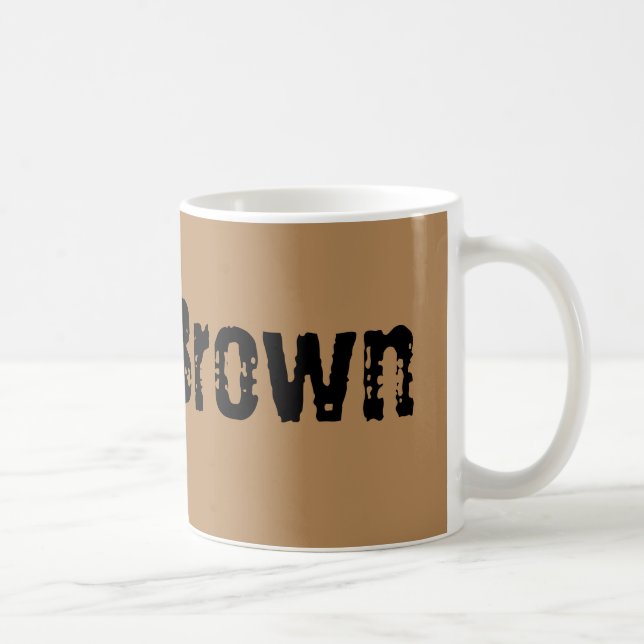 Brun de code de tasse d'infirmière (Droite)