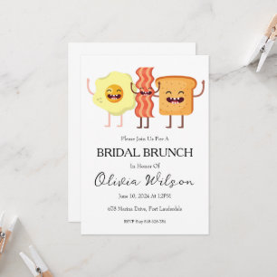 brunch avec les invitations pour le brunch de la m